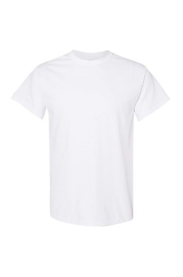 Gildan Mens Heavy Cotton Short Sleeve T-Shirt - White