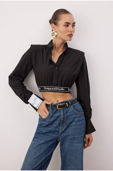 Shirt - Black - Regular fit