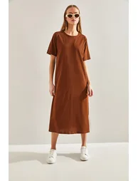 Women's Basic Long Dress - 6