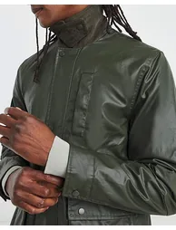 Cord Collar Wax Jacket - 2