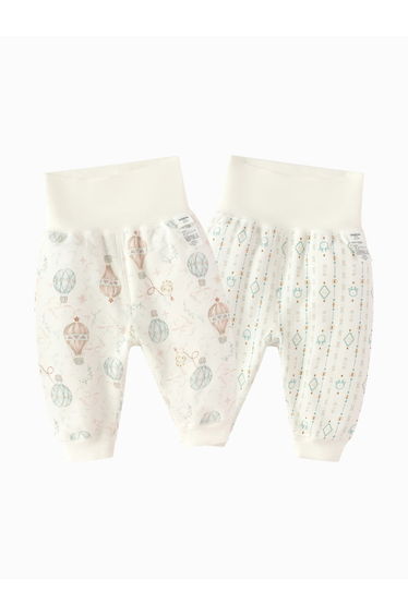Unisex 2-Pack Cotton Pants with Fun Prints