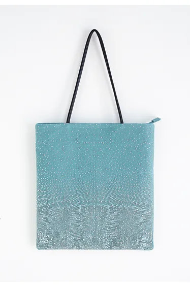 حقيبة كتف شيك ويش باللون الأزرق