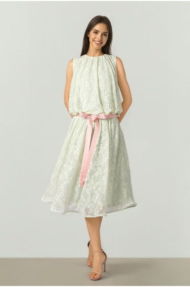 Light Green Lace Dress
