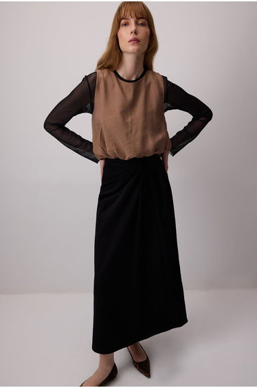 BALLOON MODAL BLOUSE