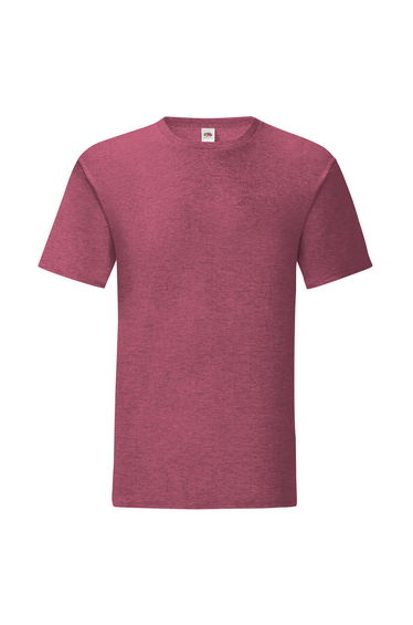 Fruit of the Loom Mens Iconic 150 Heather T-Shirt - Heather Burgundy