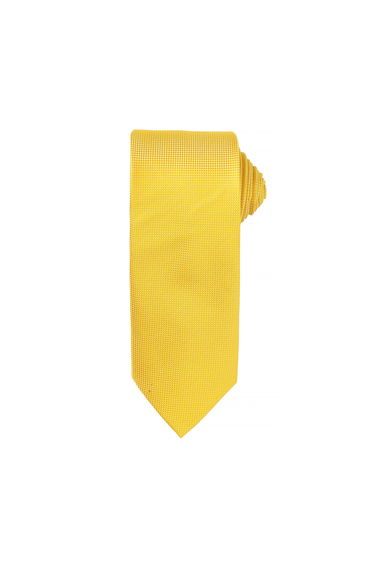 Premier Mens Micro Waffle Formal Work Tie - Sunflower