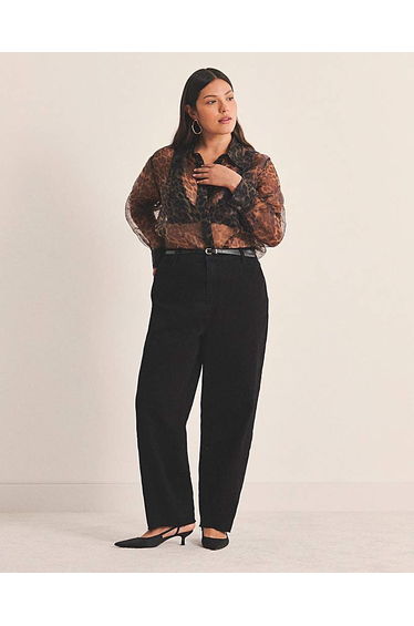 Leopard Organza Shirt