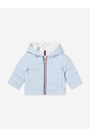 Moncler Enfant Baby Boys Down Padded Haluk Jacket in Blue