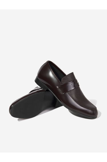 Andanines Boys Leather Shoes in Brown