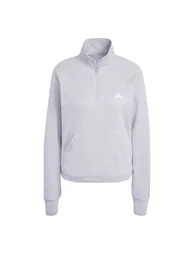 Women's adidas Game & Go 1/4 Zip Top in Grey - 2
