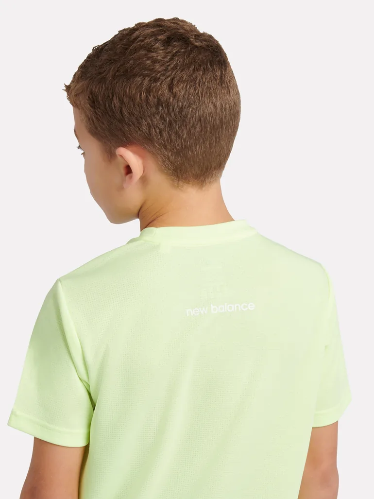 New Balance Boys Athletic T-Shirt in Green - 4