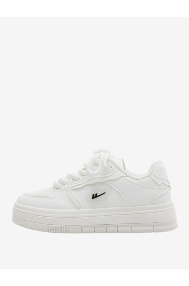 Women Logo Detail Lace Up Sneakers