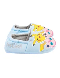 Pokemon Girls Slippers - Pastel Blue/Yellow/Pink - 2