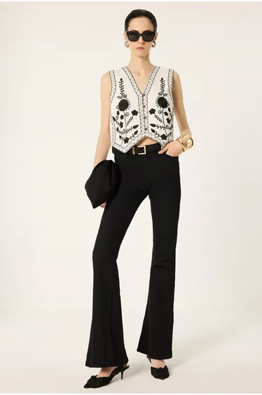 EMBROIDERED VEST