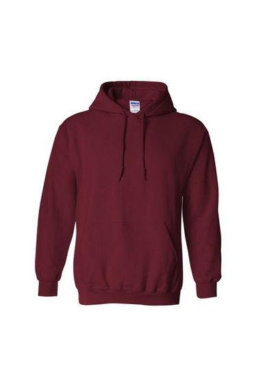 Gildan Heavy Blend Adult Unisex Hooded Sweatshirt / Hoodie - Garnet