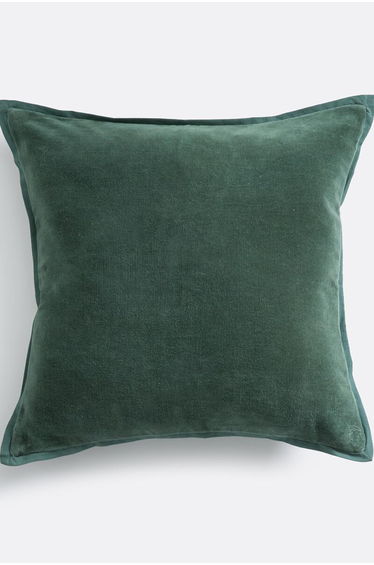 Alette Plain Velour Cushion Cover