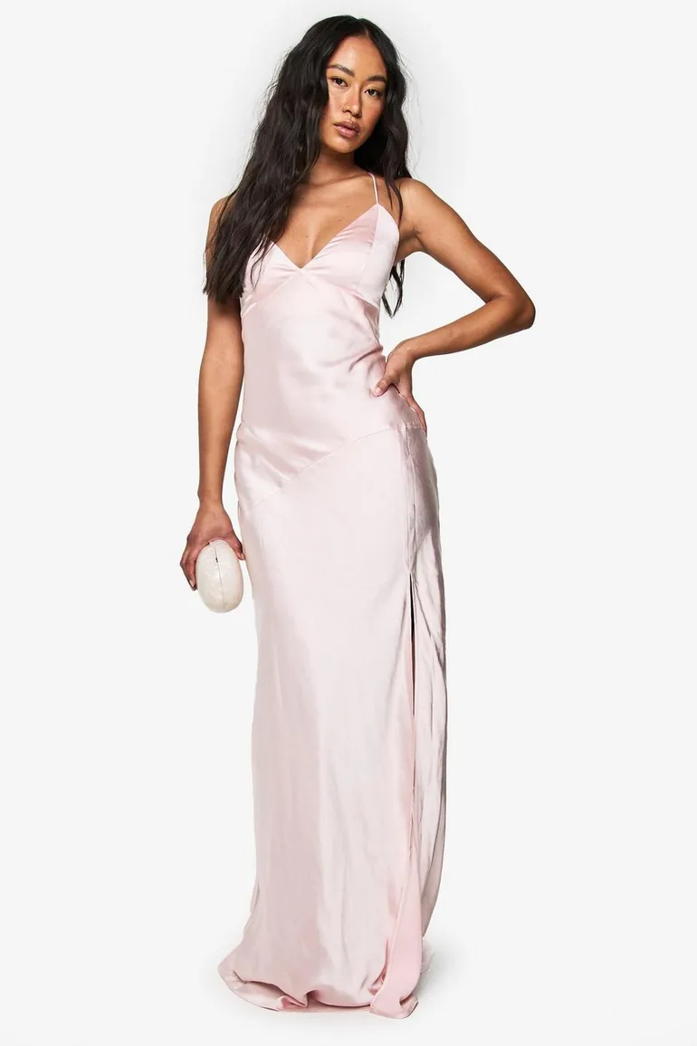 strapless open back dress Melty Kisses Bow Mini Dress Pink Selfie Leslie
