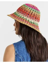 Multi Crochet Bucket Hat - 2