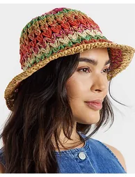 Multi Crochet Bucket Hat - 1