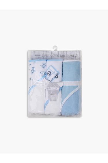 Pack of 3 - Soft Hooded Towel