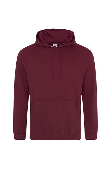 Awdis Unisex College Hooded Sweatshirt / Hoodie - Burgundy