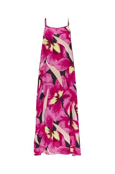 ONLALMA LIFE POLY ELLA LONG DRESS AOP