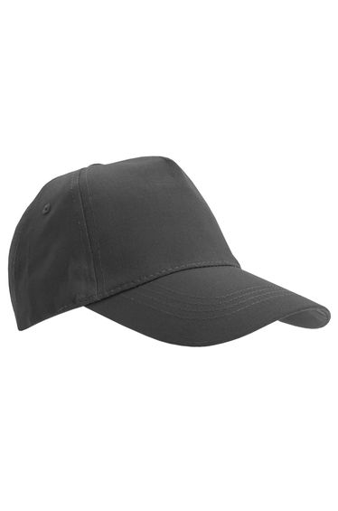 SOLS Unisex Buzz 5 Panel Baseball Cap - Dark Grey