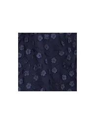 Yumi Navy Long Sleeve Floral Applique Tunic - 6
