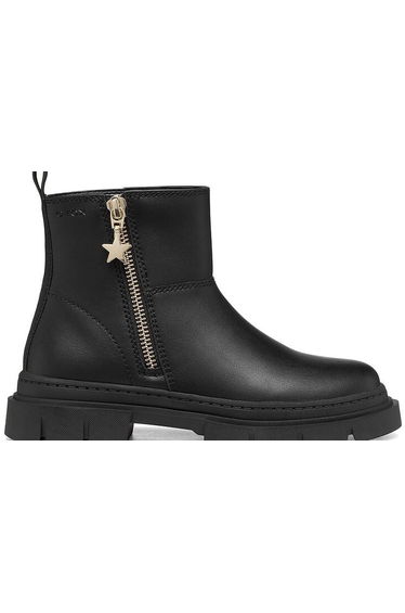 Kids Karsyn Zip-Up Leather Ankle Boots