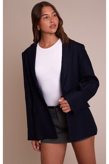 Navy Boyfriend Premium Blazer
