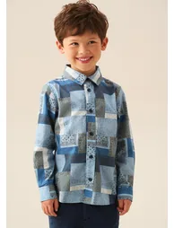 Bodhi Printed Chambray Shirt - 1