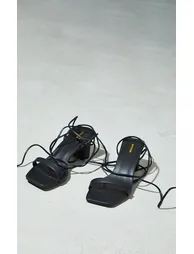 صندل برباط بكعب عريض - 3