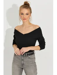 Women's Black Camisole Blouse