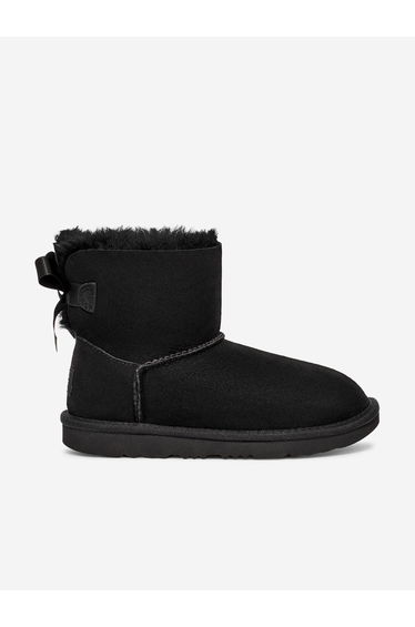 UGG Girls Mini Bailey Bow II Boots in Black