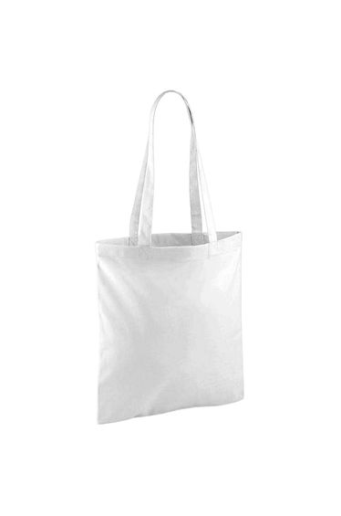 Westford Mill Bag For Life Long Handle Tote Bag - White