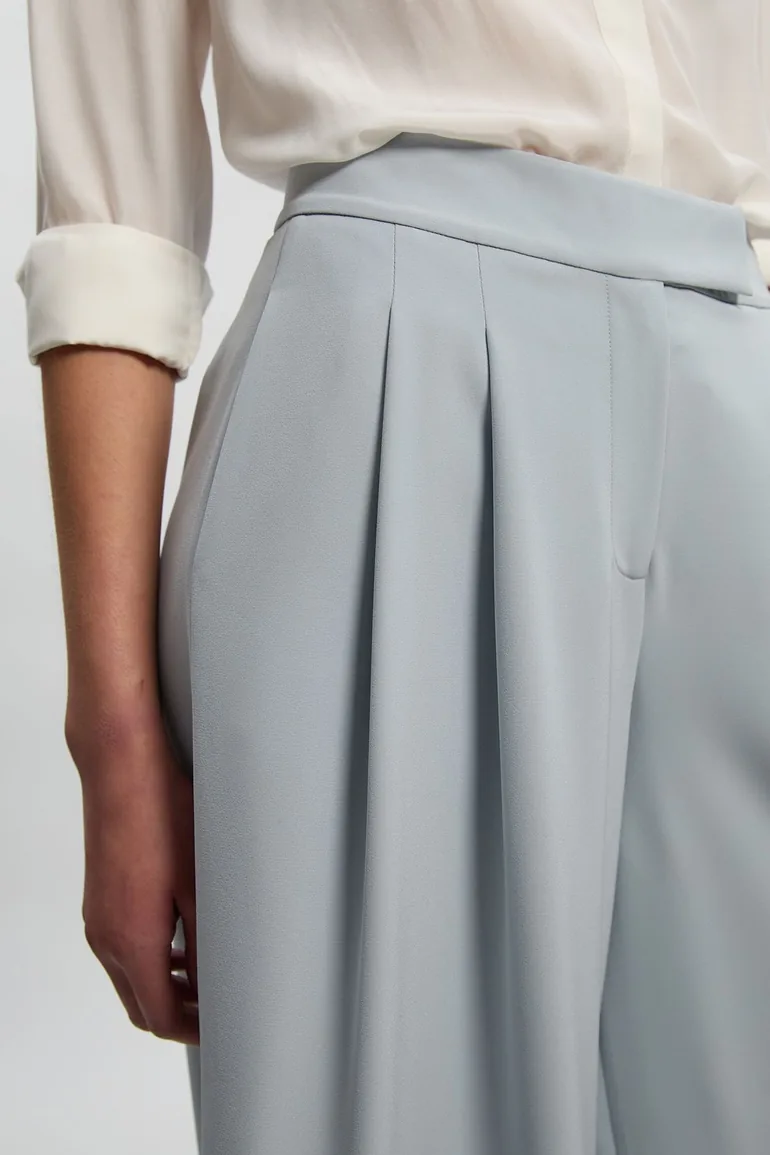 Soft Tailored Wide Leg Trouser - 2
