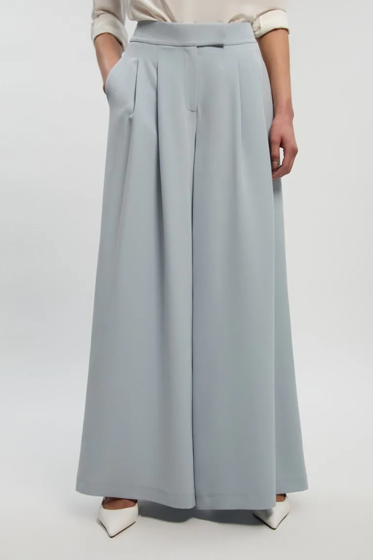 Soft Tailored Wide Leg Trouser - 1