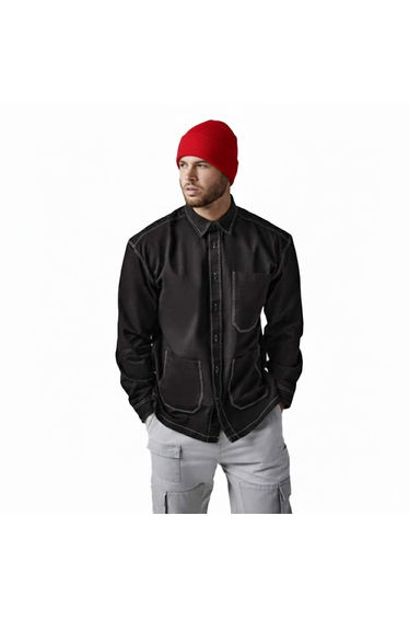Beechfield Original Patchwork Recycled Beanie - Classic Red