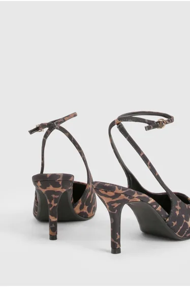 حذاء كعب عالي بوهو متعدد الألوان