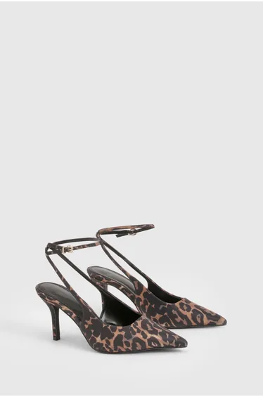 حذاء كعب عالي بوهو متعدد الألوان