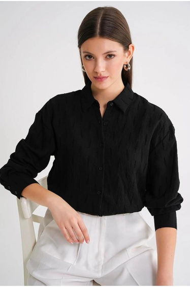 Mixray Textured Poplin Shirt