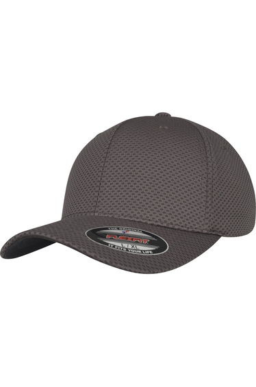 Flexfit By Yupoong Flexfit 3D Hexagon Jersey Cap - Dark Grey
