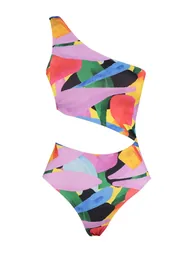 Swimsuit - Multi-color - Colorblock - 6
