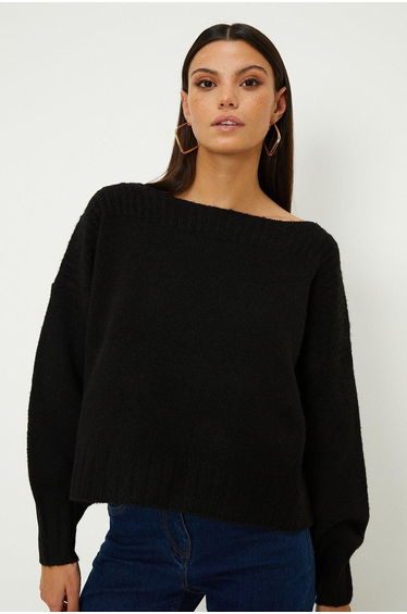 Cosy Slash Neck Jumper