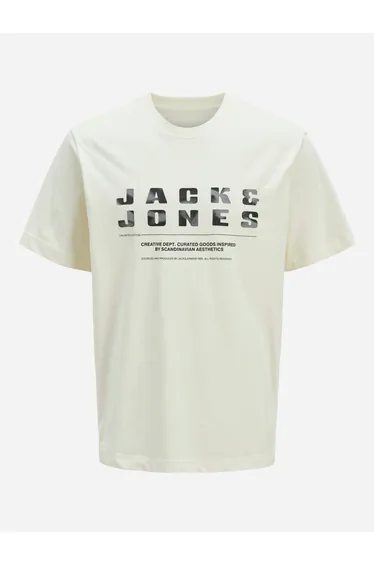 Jcorecharge Front Branding Crew Neck T-Shirt