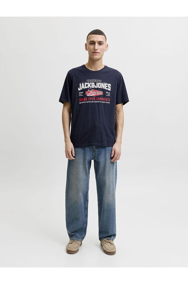 Logo Print Crew Neck Short Sleeve T-Shirt