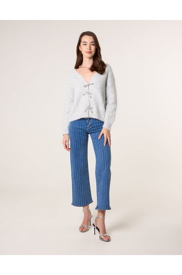 Bow Knit Cardigan