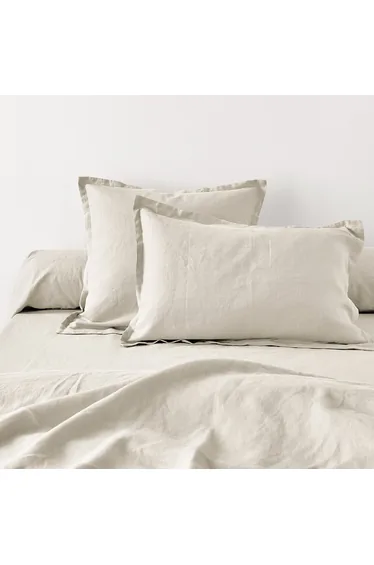 غطاء وسادة داعمة /وسادة كتان سادة