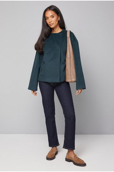 Short One Button Jacket