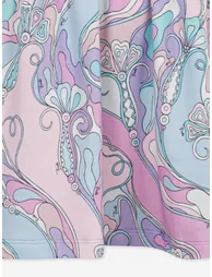 PUCCI Girls Orchidee Print Dress in Pink - 2